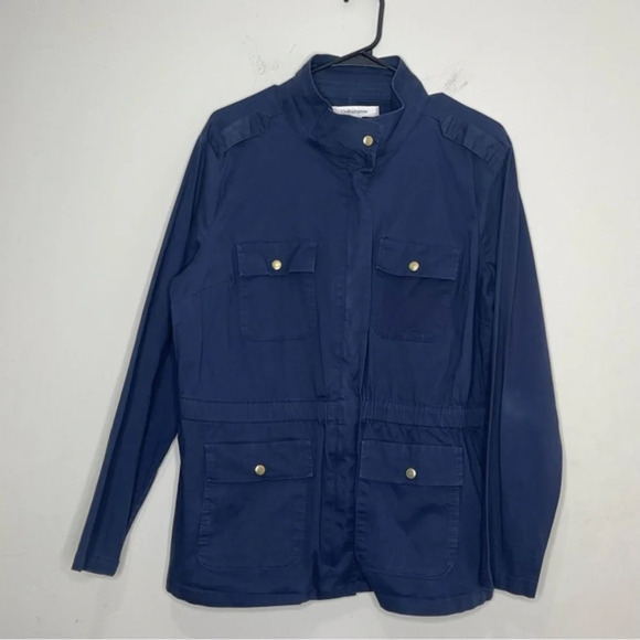 Croft & Barrow Lightweight Blue Utility Jacket - Size L - Versatile - Picture 1 of 7